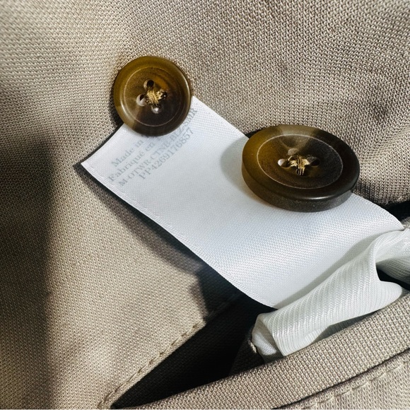 New Everlane Men’s Sand Blazer Size 40 - Picture 10 of 13